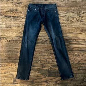 Levi’s dark washed jeans